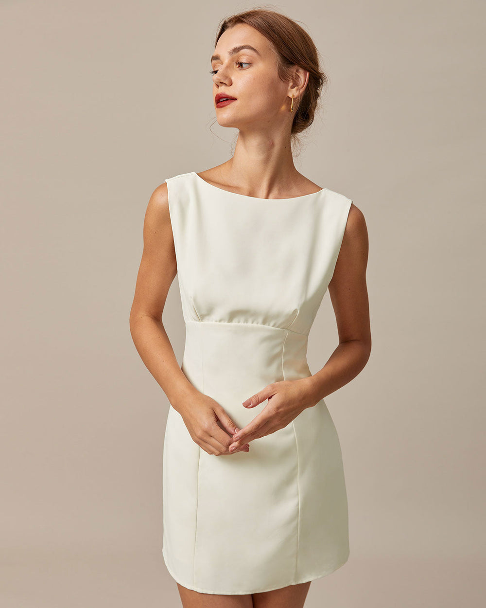 Vestido Ariadna | Elegancia en Satén Tono Negro