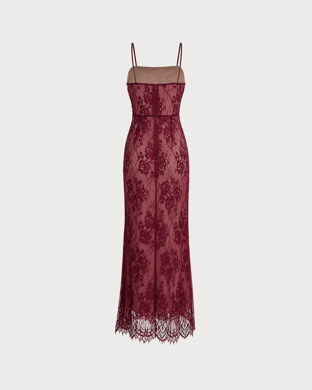 Vestido Ginevra | Elegancia en Encaje Tono Vino