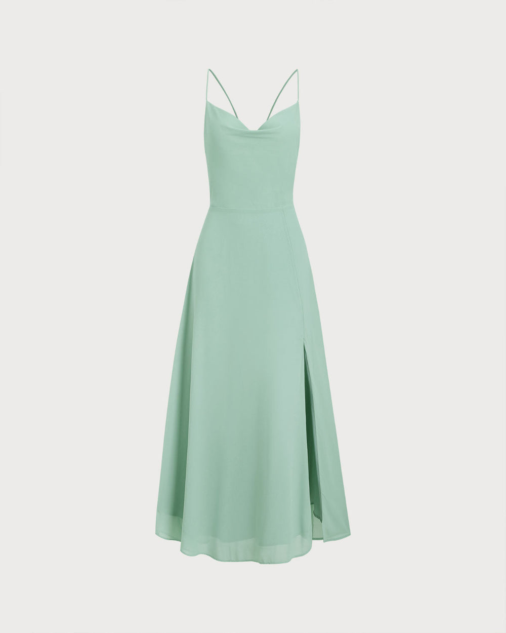 Vestido Ariadna | Elegancia en Satén Tono Verde