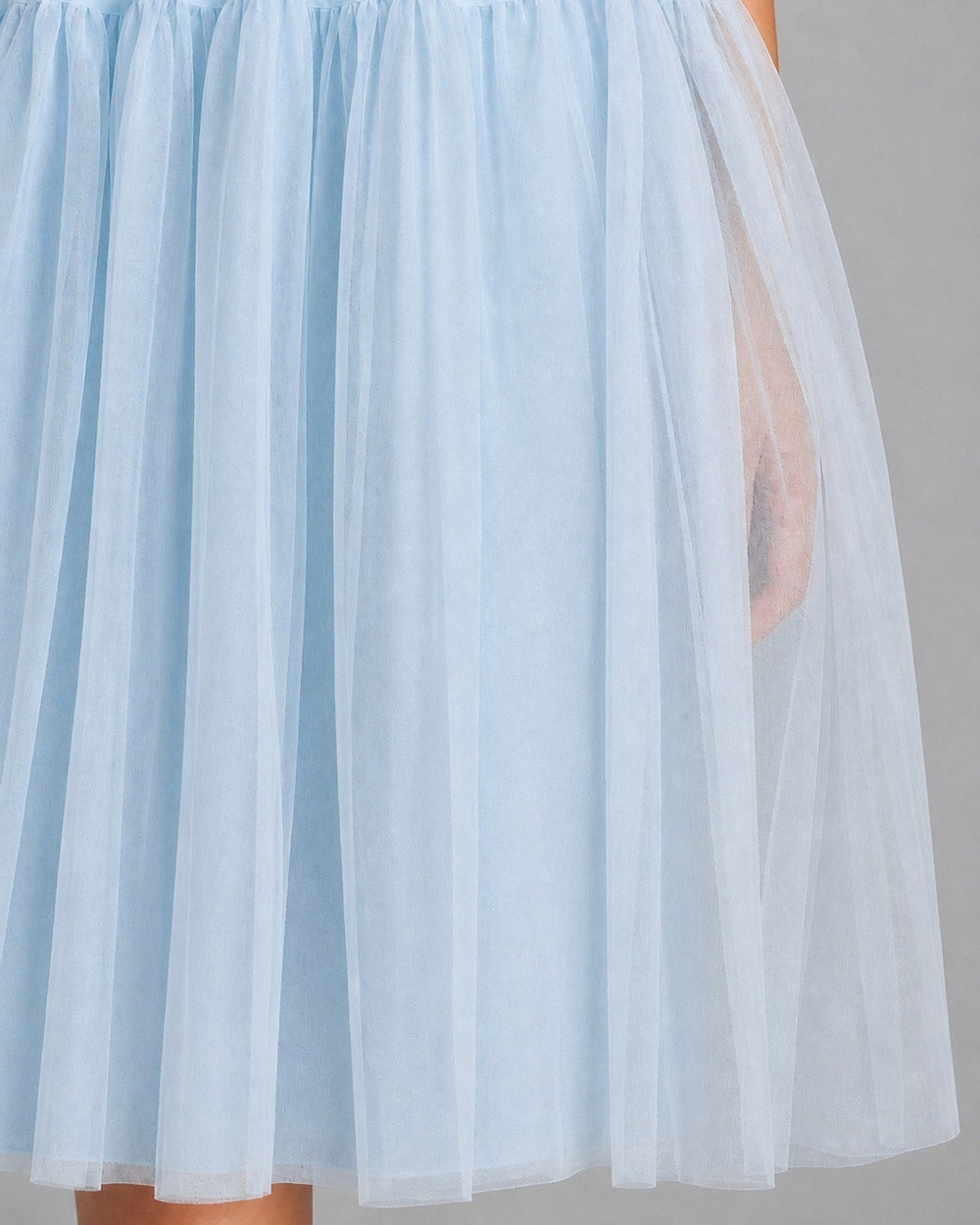 Vestido Julieta | Elegancia en Malla Tono Azul