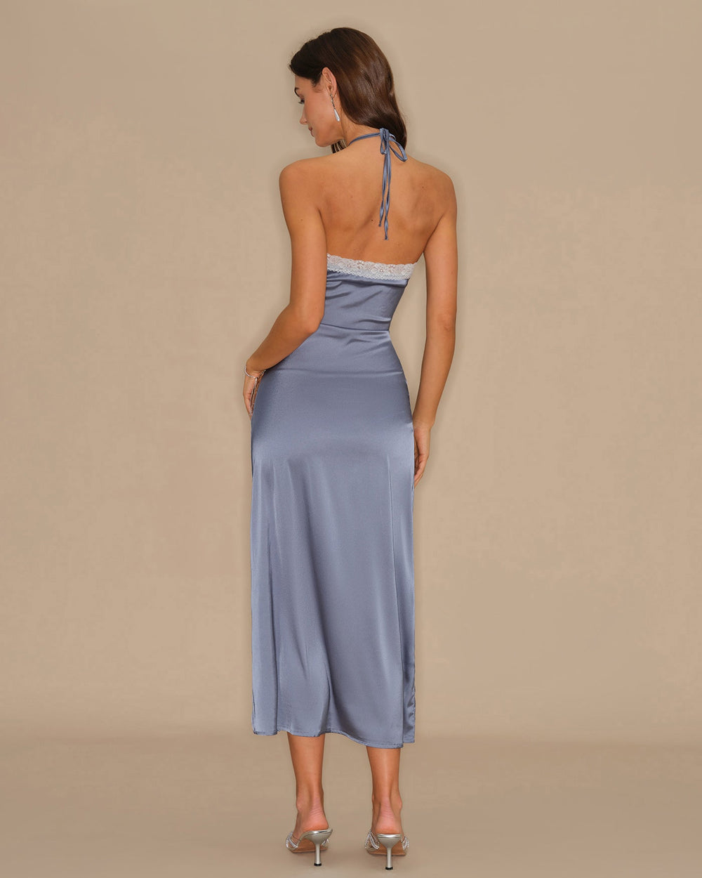 Vestido Camila | Elegancia en Encaje Tono Azul