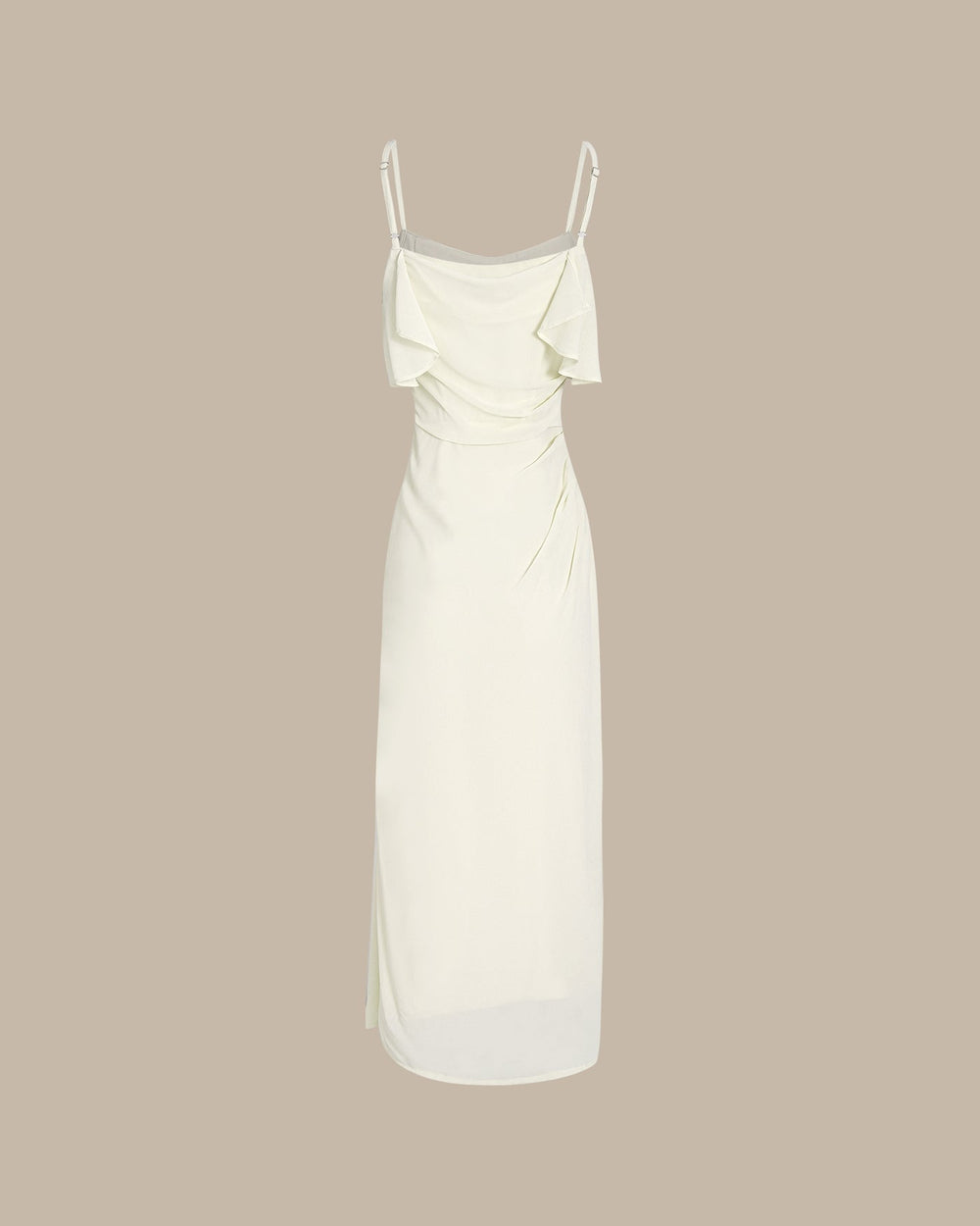 Vestido Emilia | Elegancia en Gasa Tono Durazno