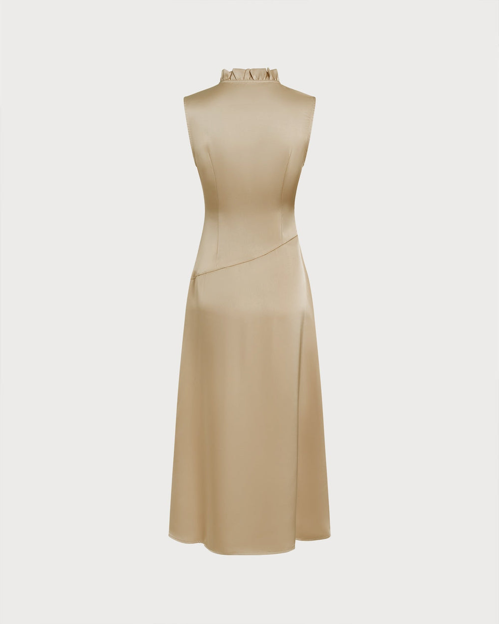 Vestido Blair | Elegancia en Satén Tono Durazno