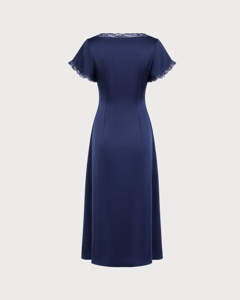 Vestido Ginevra | Elegancia en Encaje Tono Azul marino