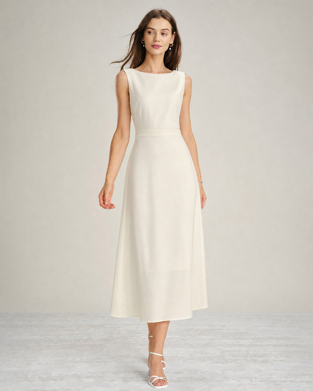 Vestido Ariadna | Elegancia en Satén Tono Durazno