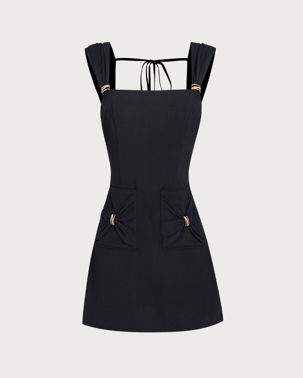 Vestido Renata | Elegancia en Satén Tono Negro