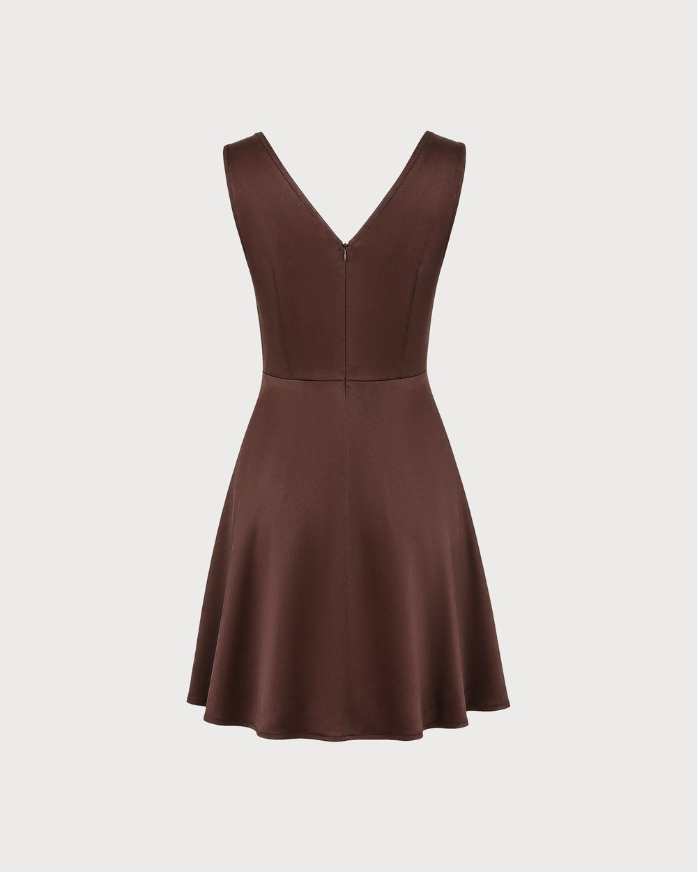 Vestido Samanta | Silueta Línea A con Escote en V en Tono Negro