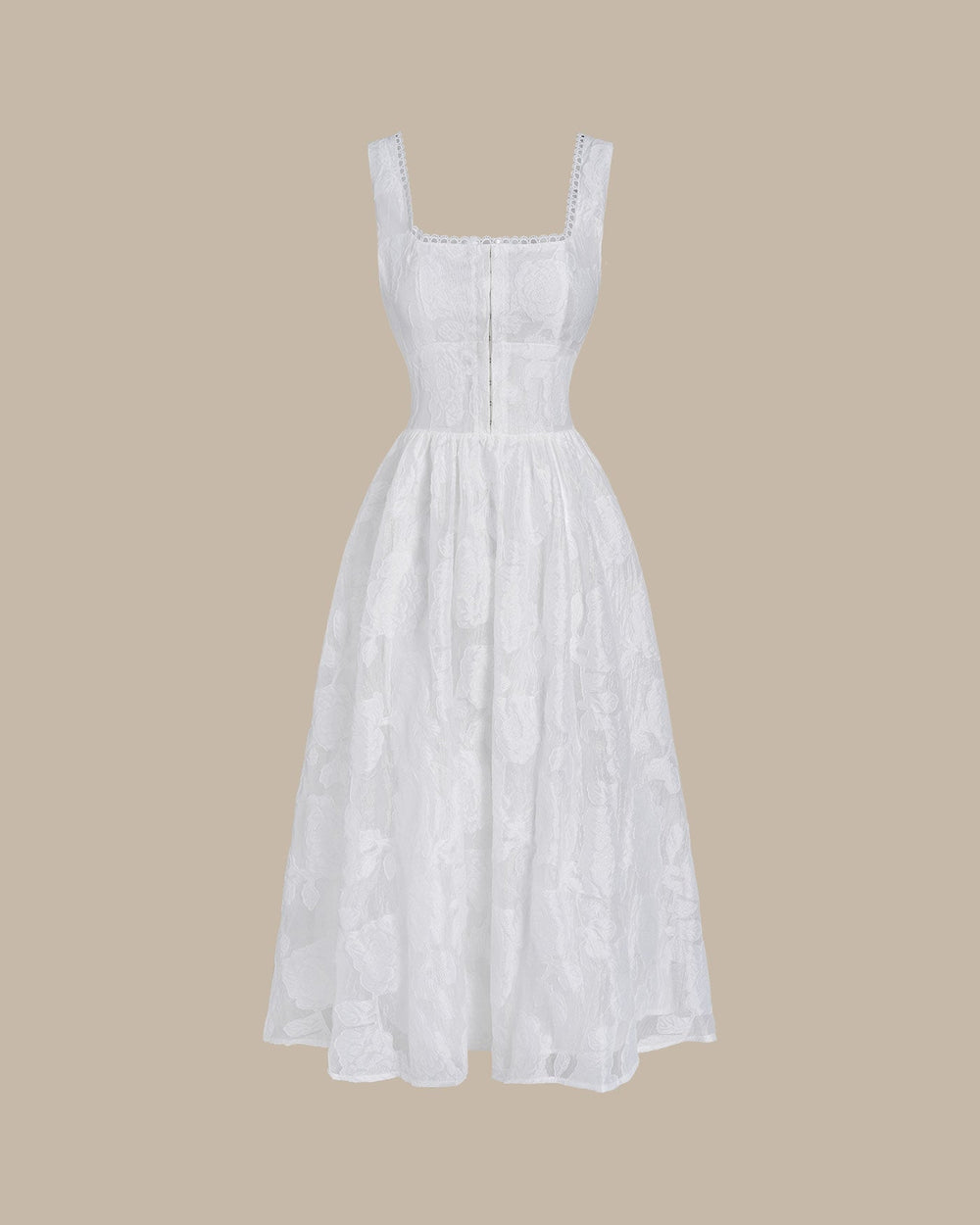 Vestido Valentina | Elegancia en Jacquard Tono Rojo
