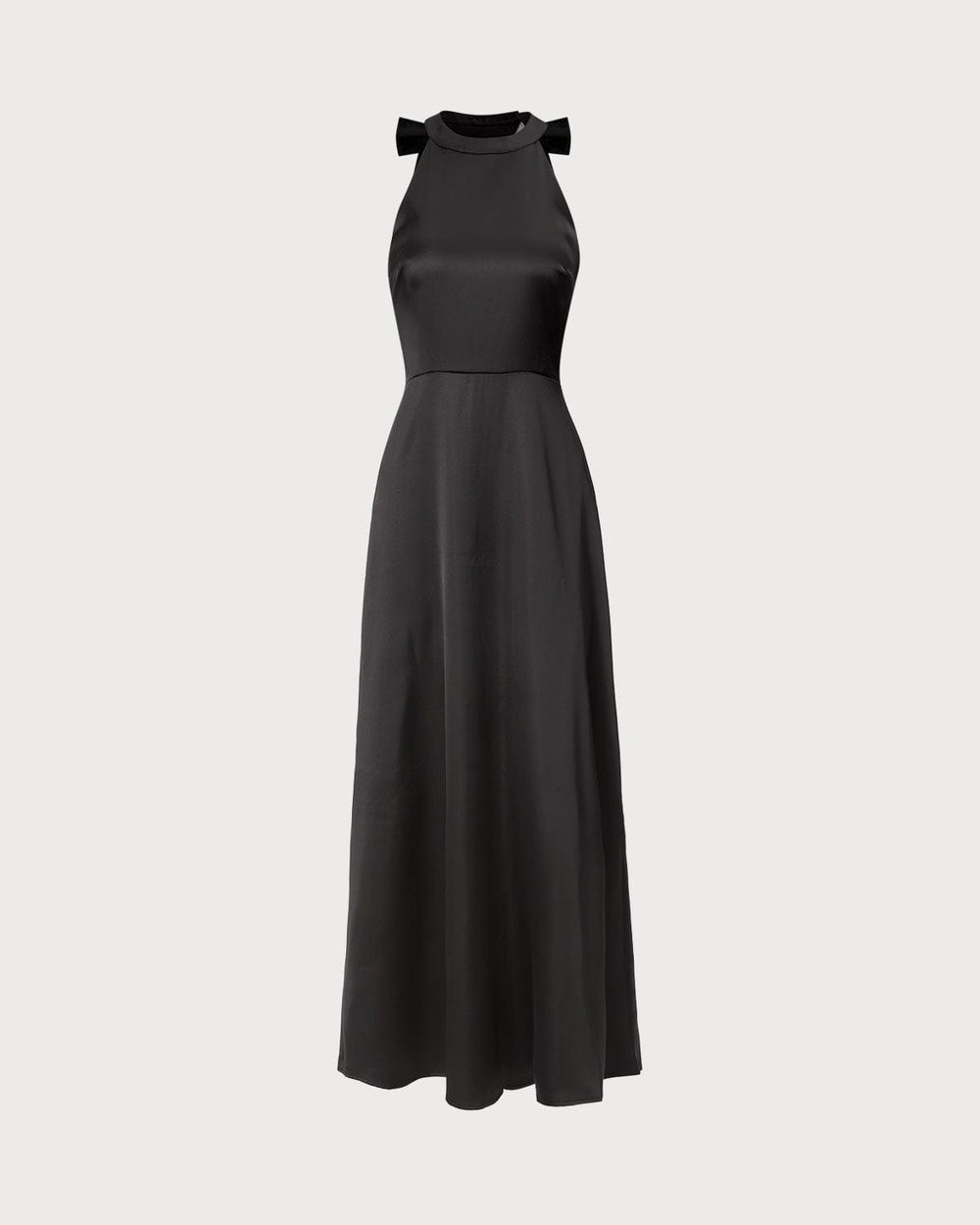 Vestido Constanza | Elegancia en Satén Tono Negro