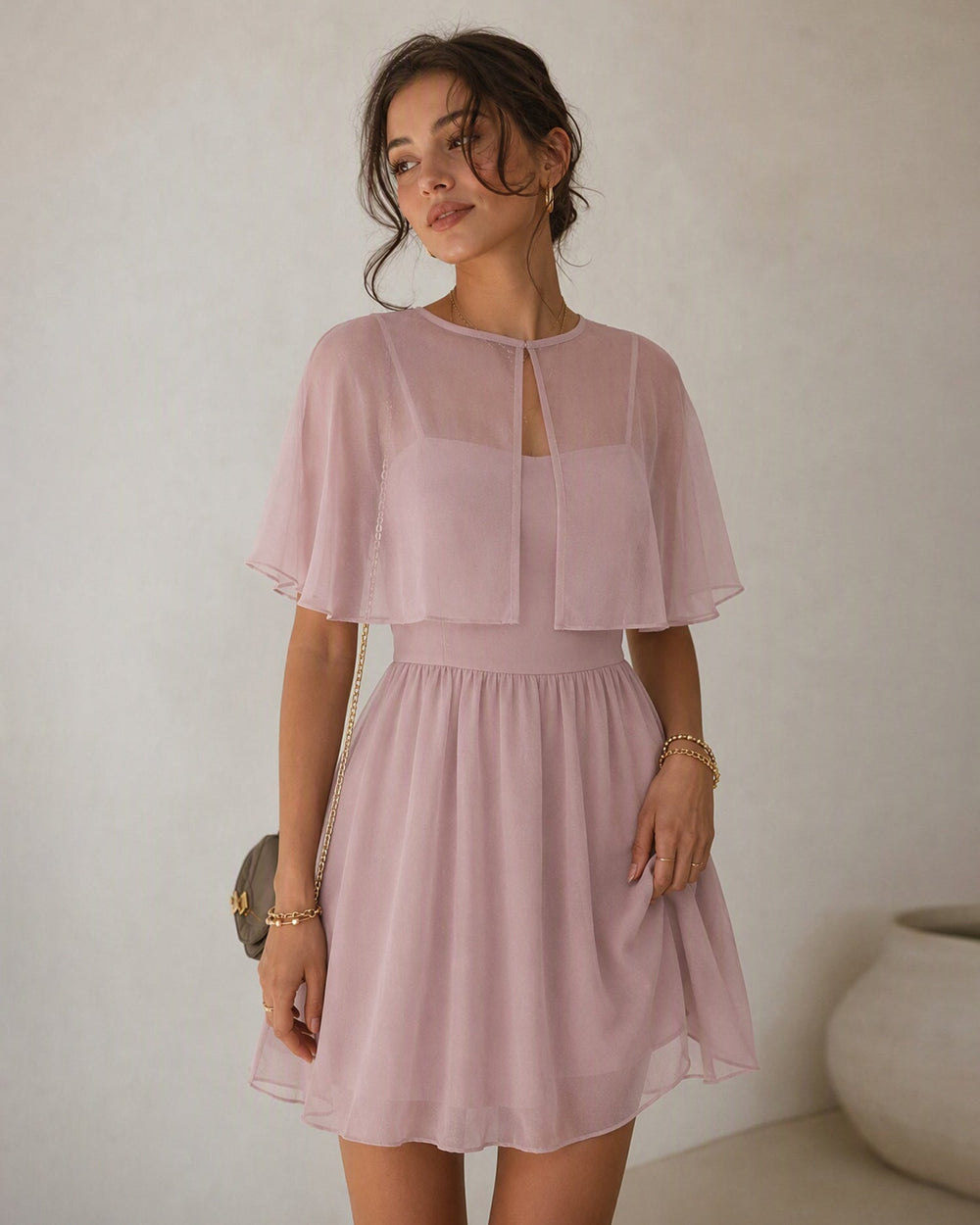 Vestido Leonora | Elegancia en Satén Tono Rosa