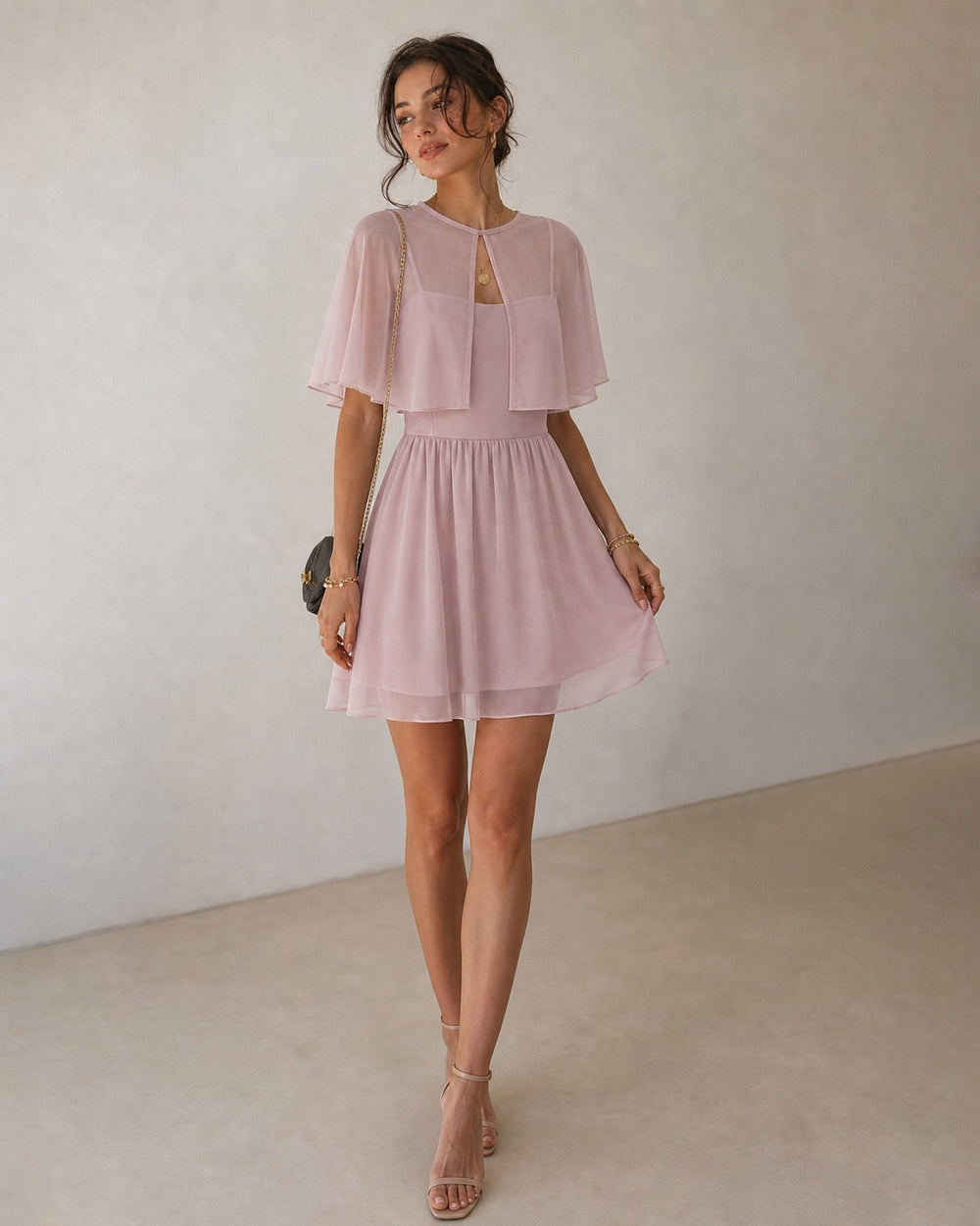 Vestido Leonora | Elegancia en Satén Tono Rosa