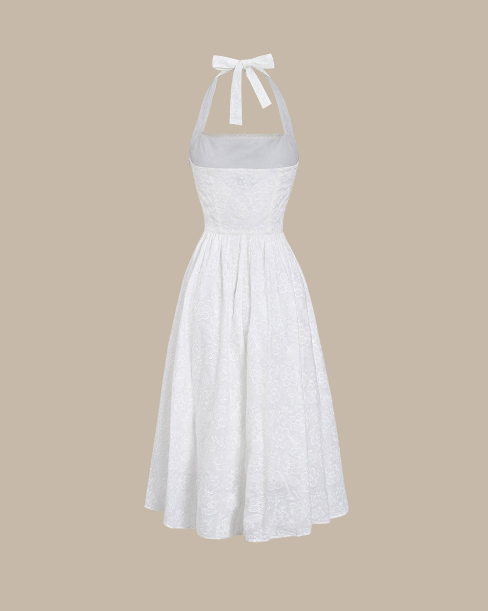 Vestido Camila | Elegancia en Satén Tono Blanco