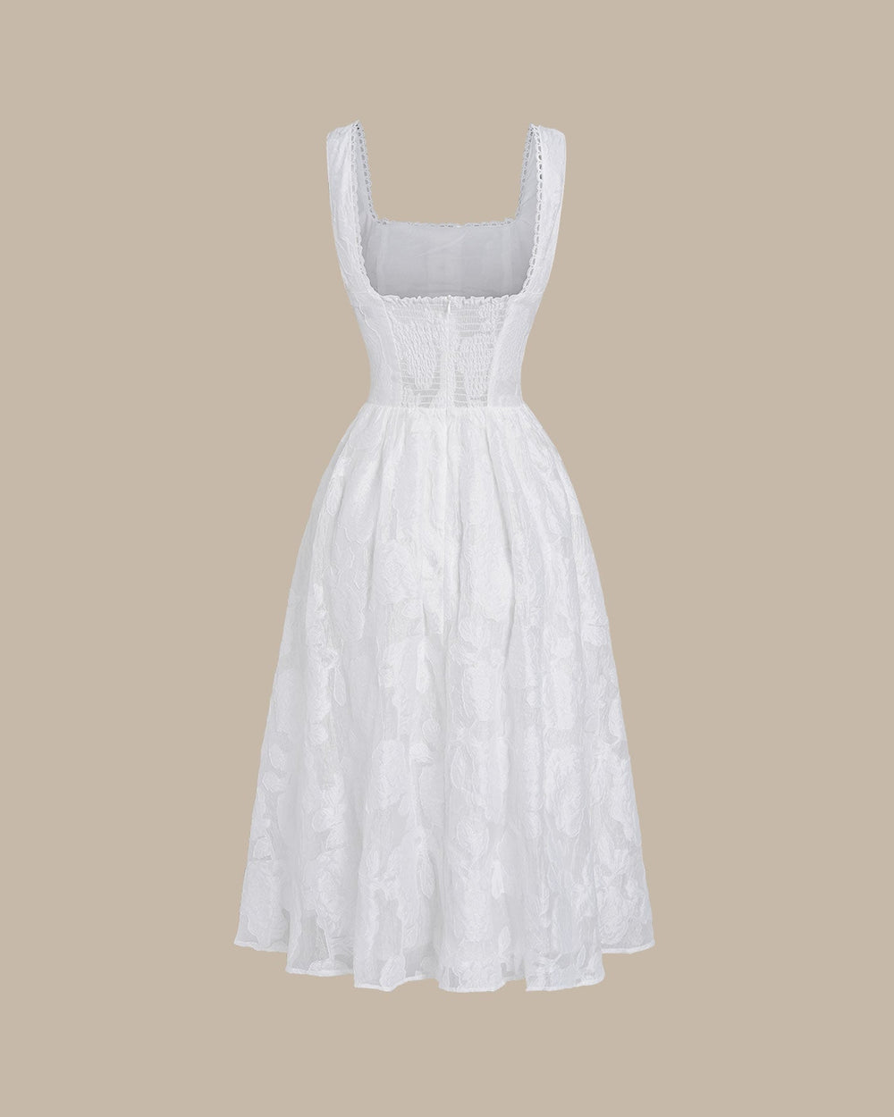 Vestido Valentina | Elegancia en Jacquard Tono Rojo