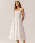 Vestido Camila | Elegancia en Satén Tono Blanco