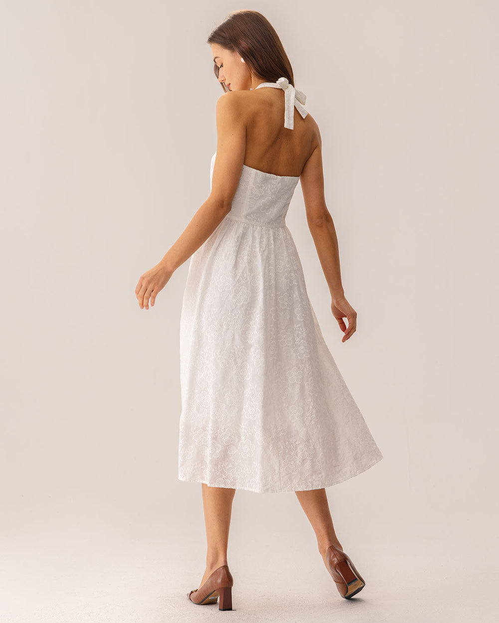 Vestido Camila | Elegancia en Satén Tono Blanco