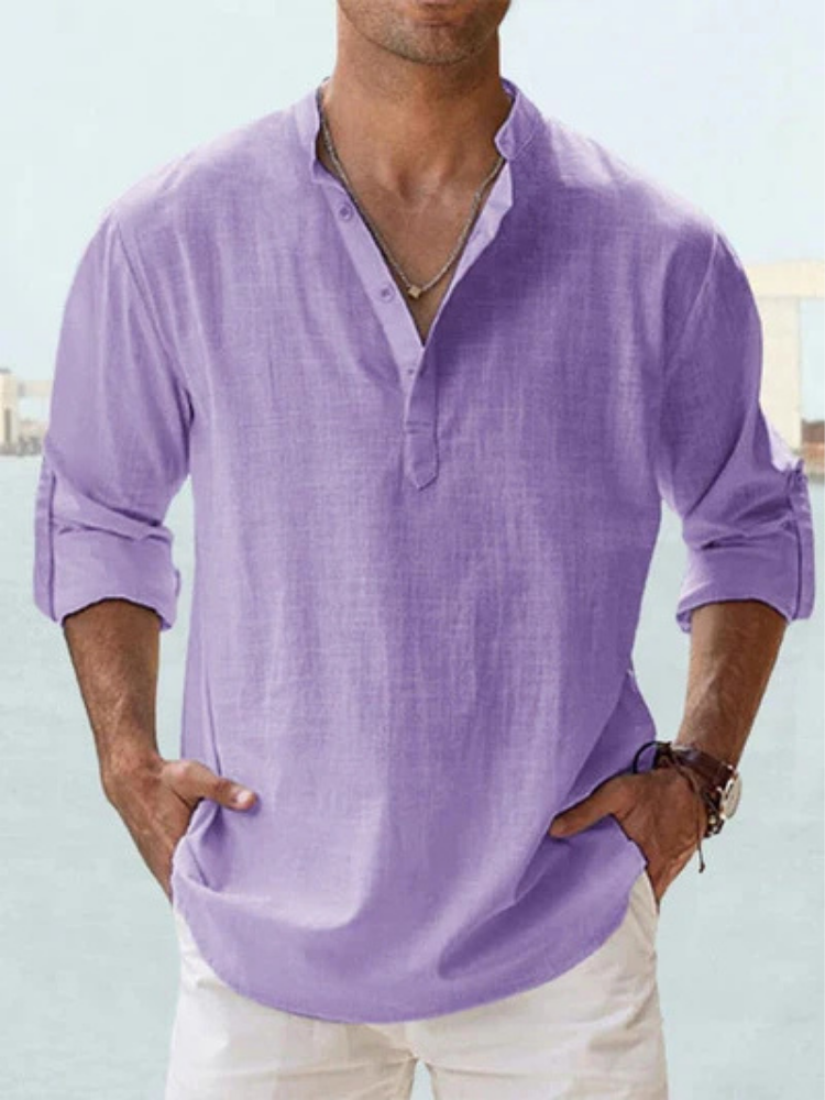 Varel | Camicia traspirante in lino