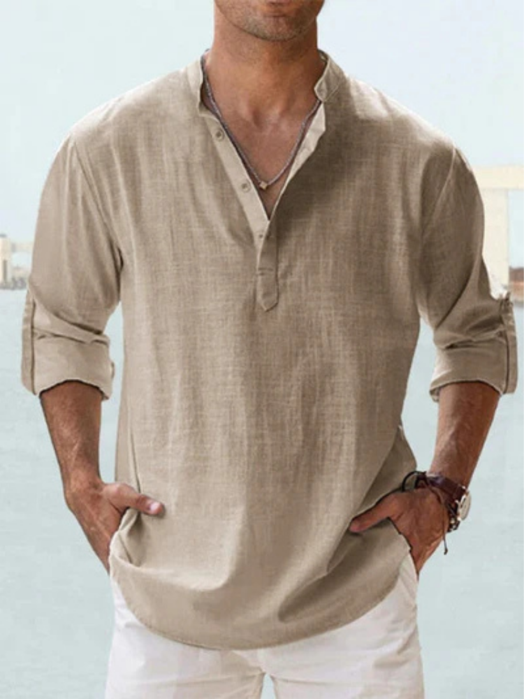 Varel | Camicia traspirante in lino