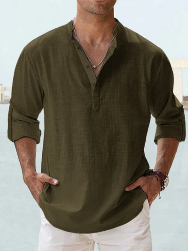 Varel | Camicia traspirante in lino