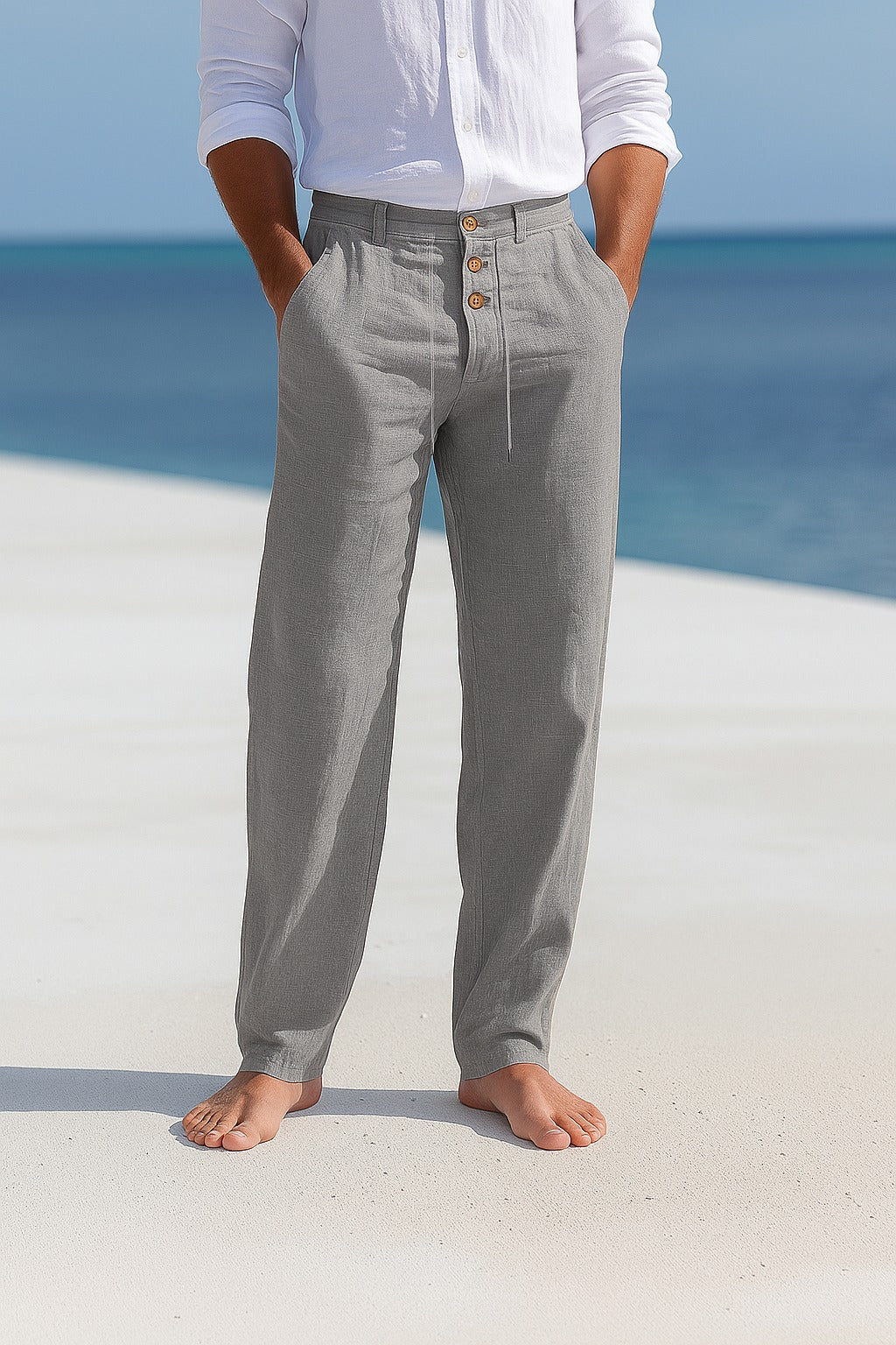 Varel | Pantaloni estivi leggeri in lino