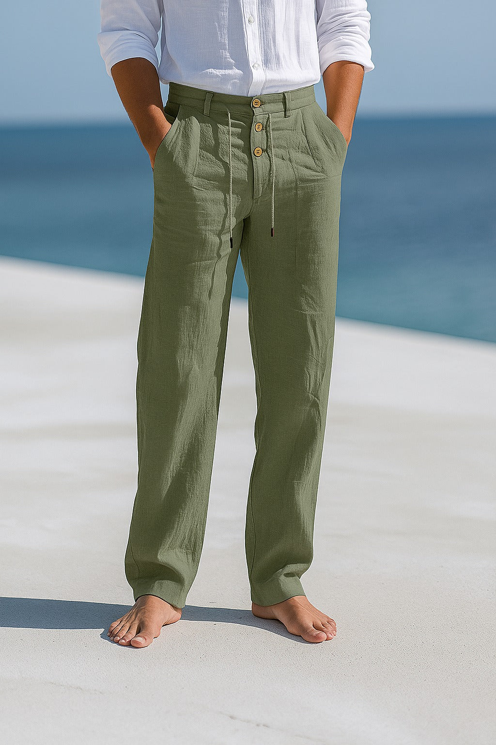 Varel | Pantaloni estivi leggeri in lino