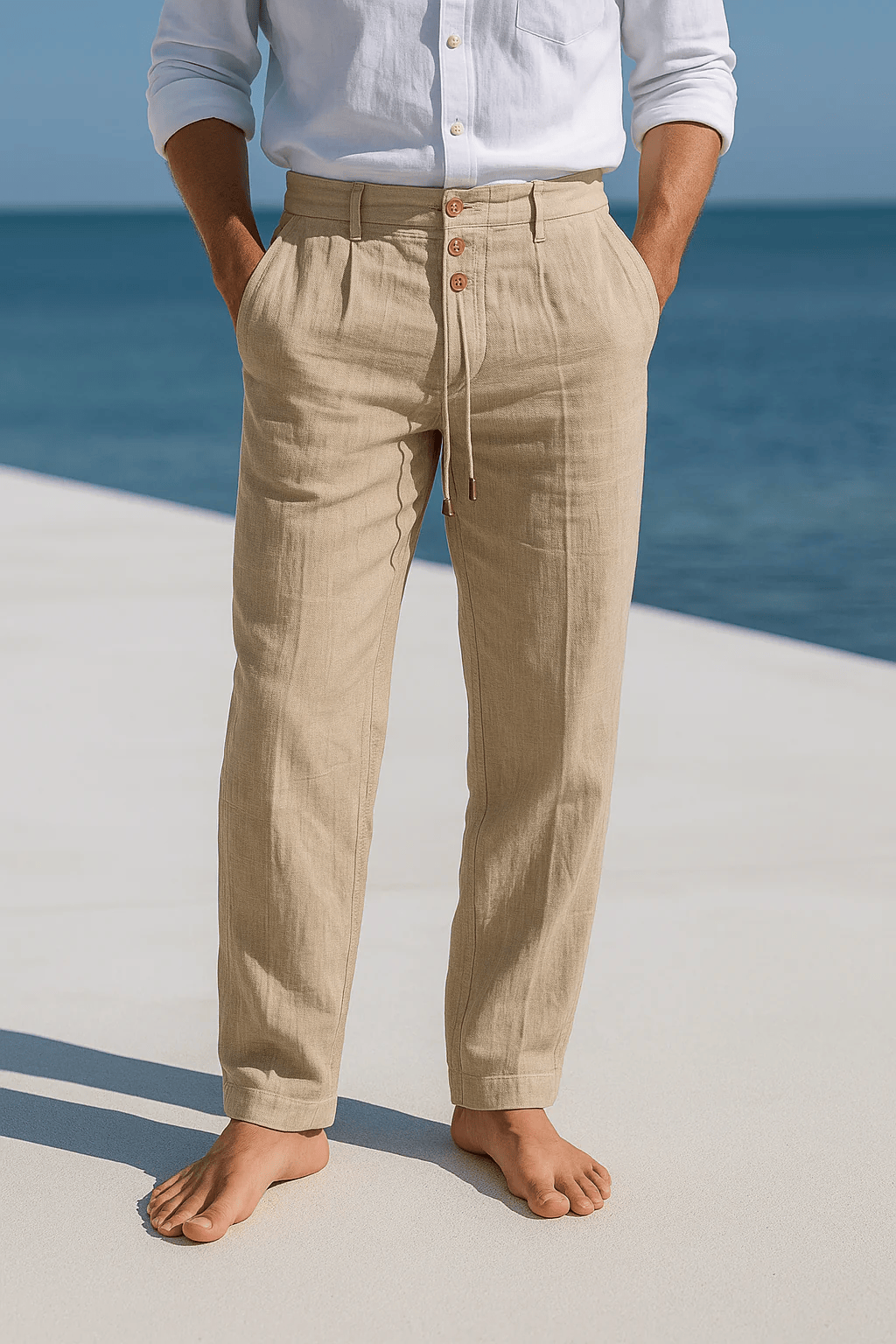 Varel | Pantaloni comodi in lino