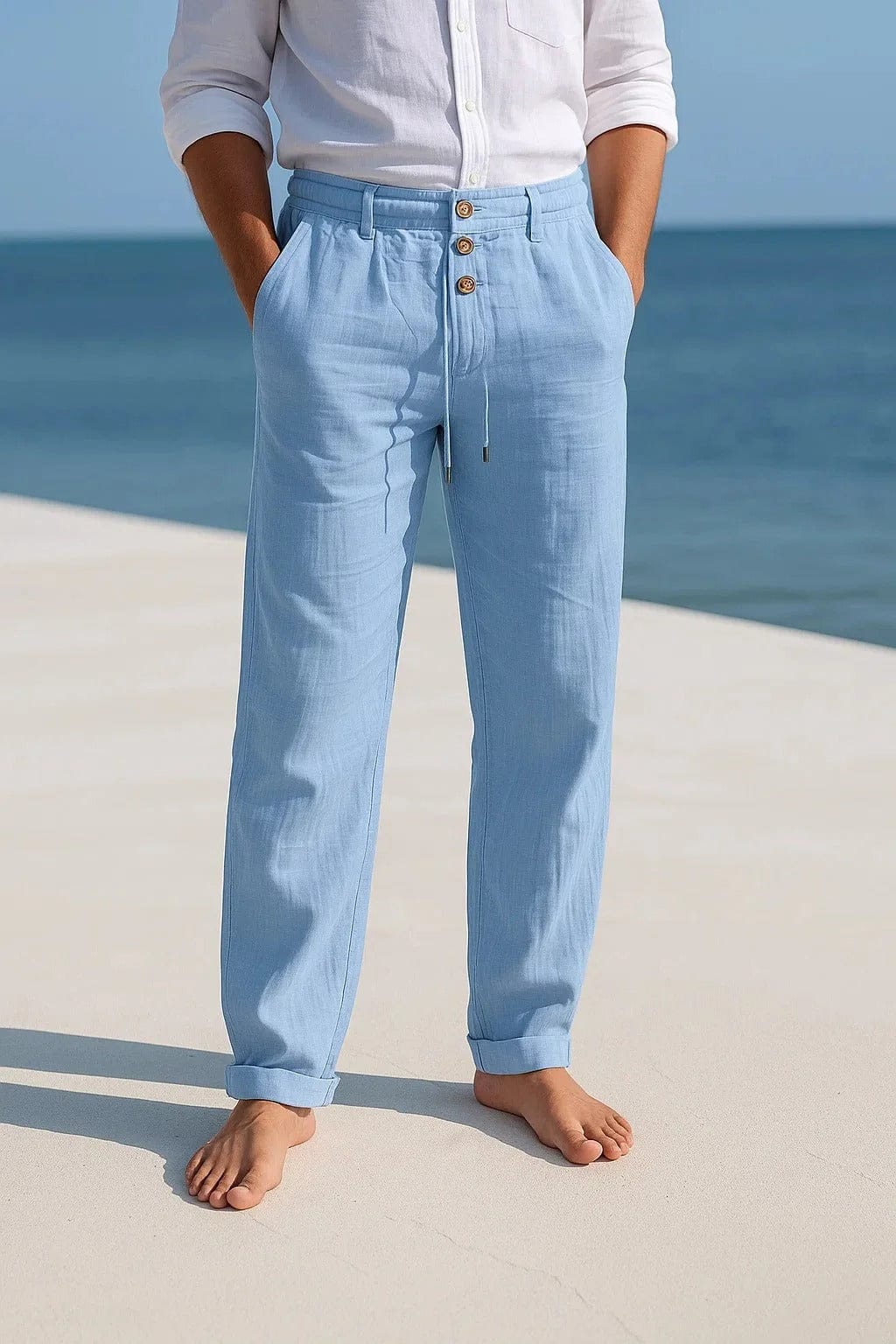 Varel | Pantaloni comodi in lino