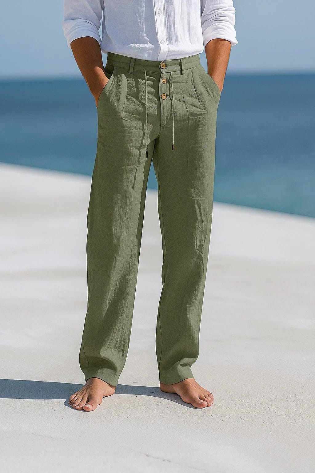 Varel | Pantaloni comodi in lino