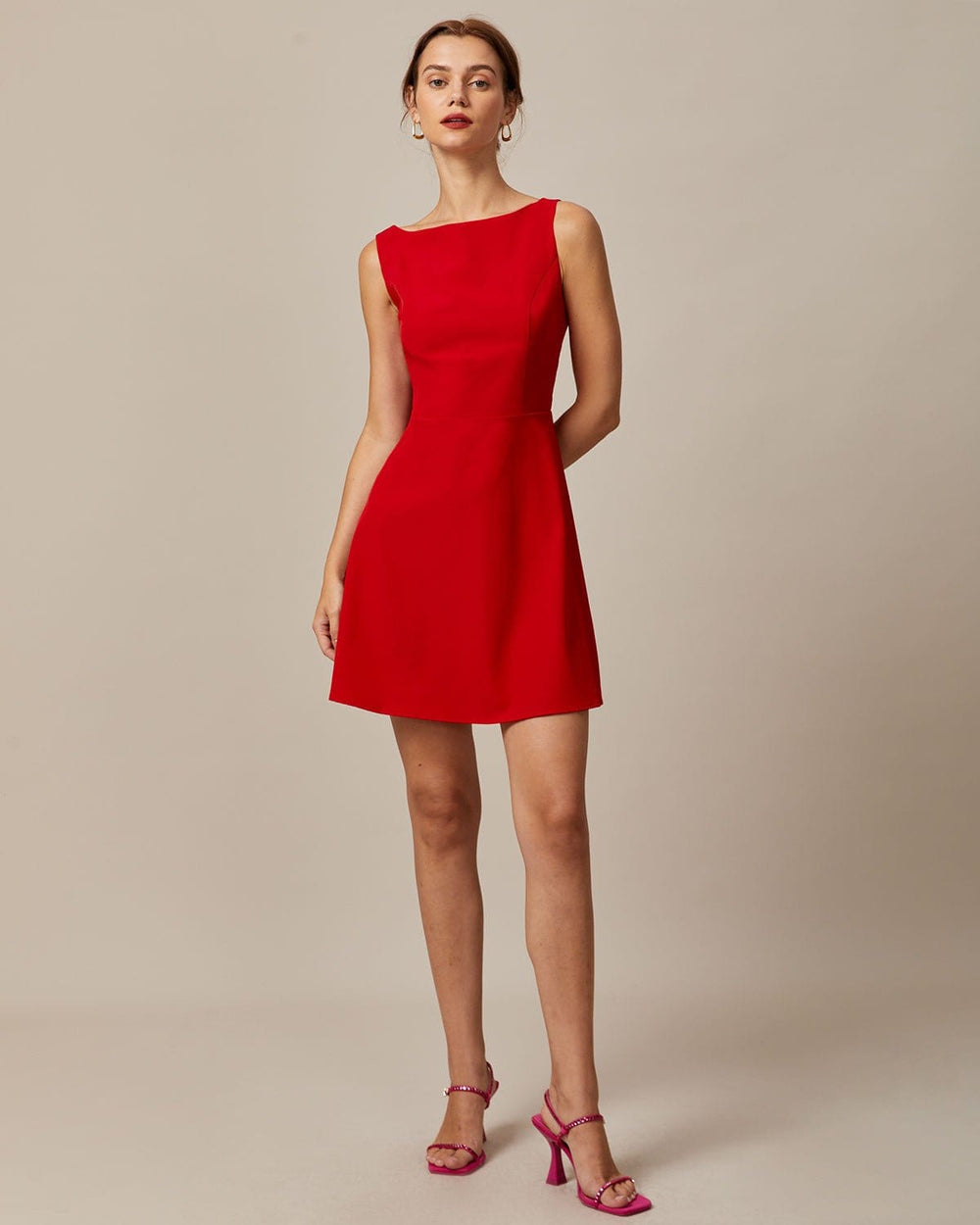 Vestido Julieta | Elegancia en Satén Tono Rojo