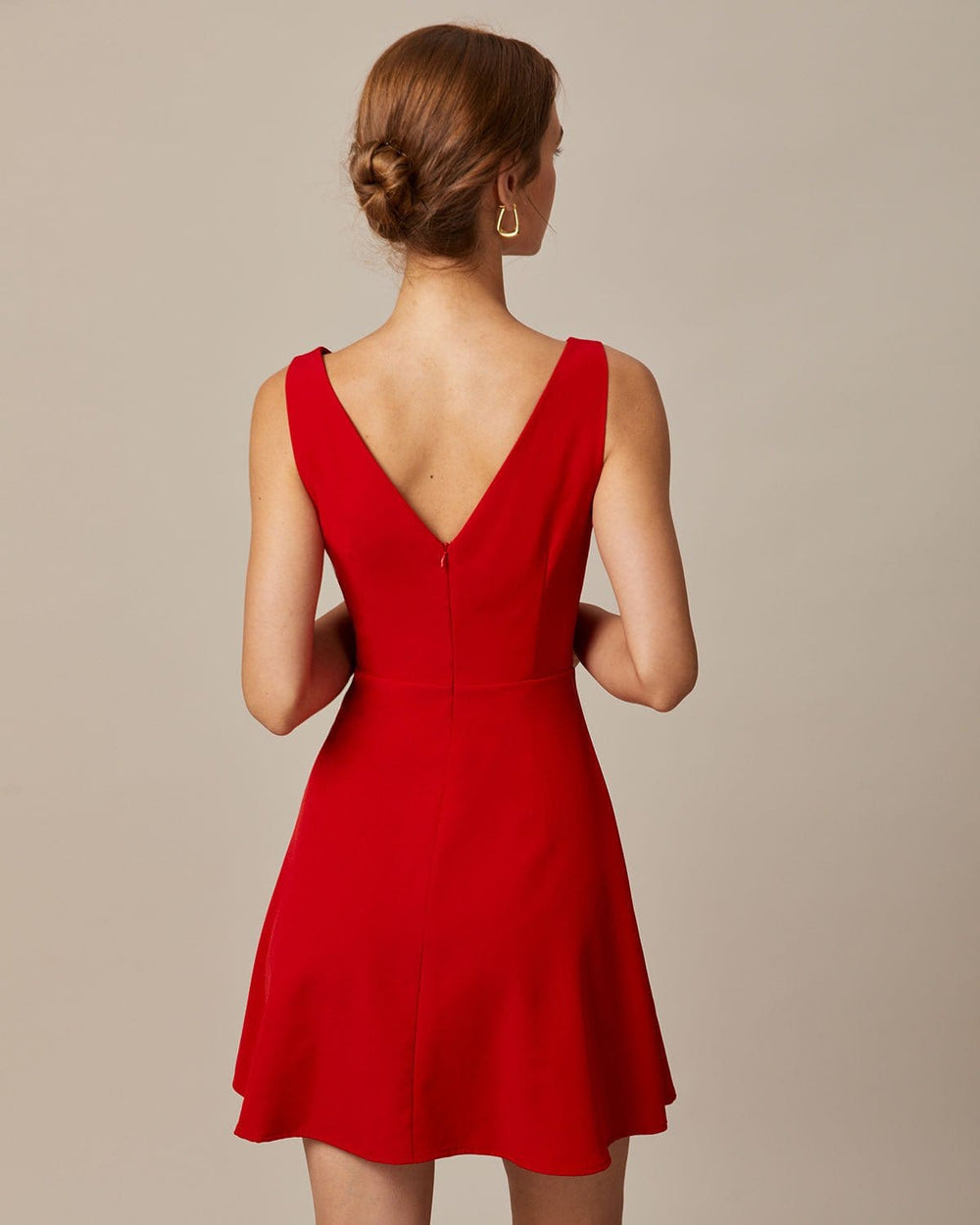 Vestido Julieta | Elegancia en Satén Tono Rojo