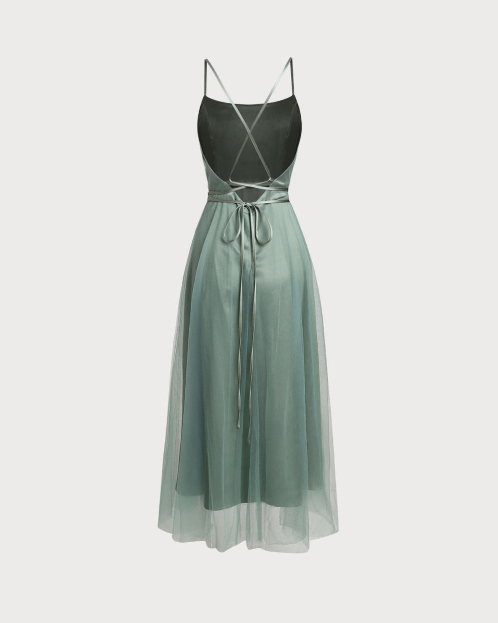 Vestido Regina | Elegancia en Malla Tono Verde