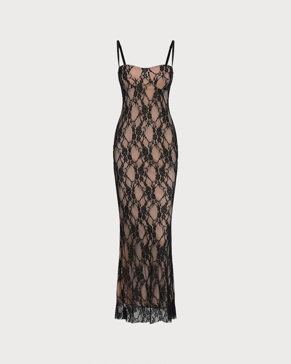 Vestido Amalia | Elegancia en Encaje Tono Negro