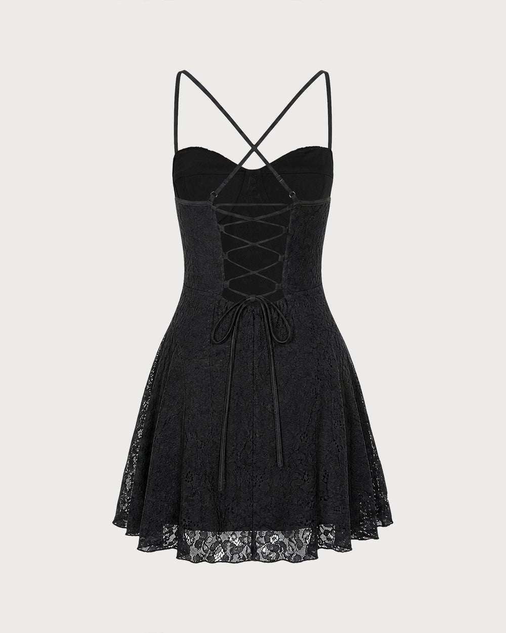 Vestido Valeria | Elegancia en Encaje Tono Negro