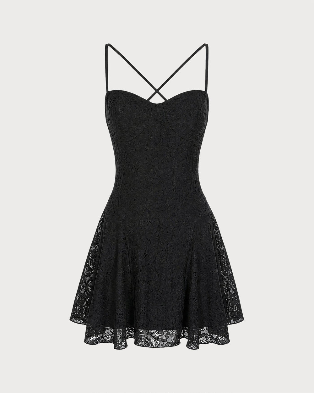 Vestido Valeria | Elegancia en Encaje Tono Negro