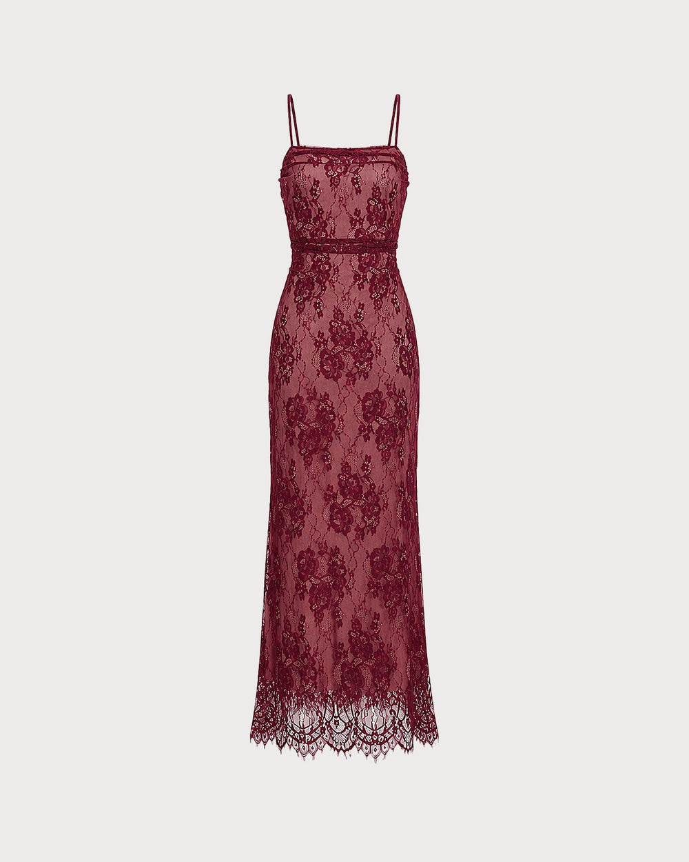 Vestido Ginevra | Elegancia en Encaje Tono Vino