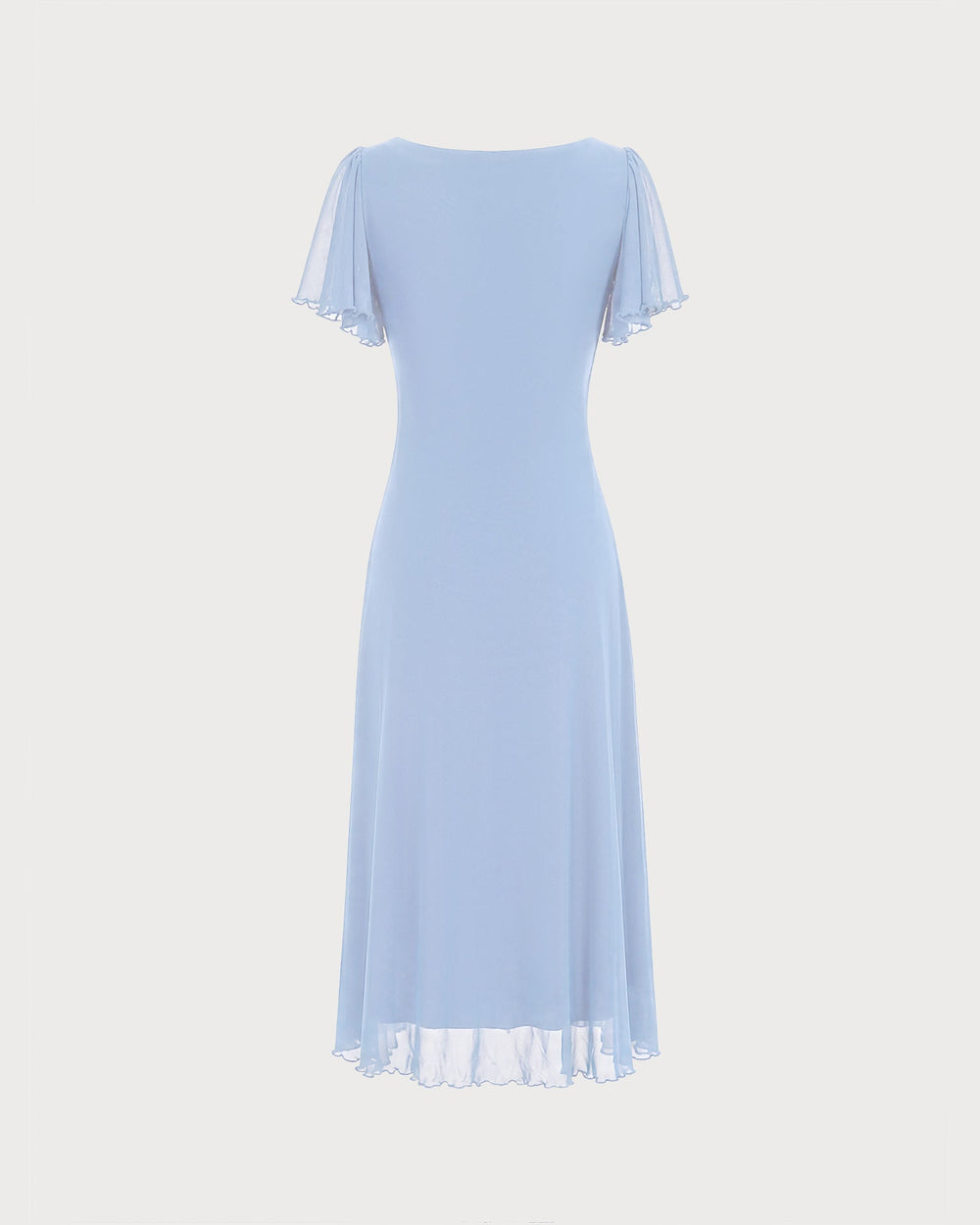 Vestido Renata | Elegancia en Malla Tono Azul