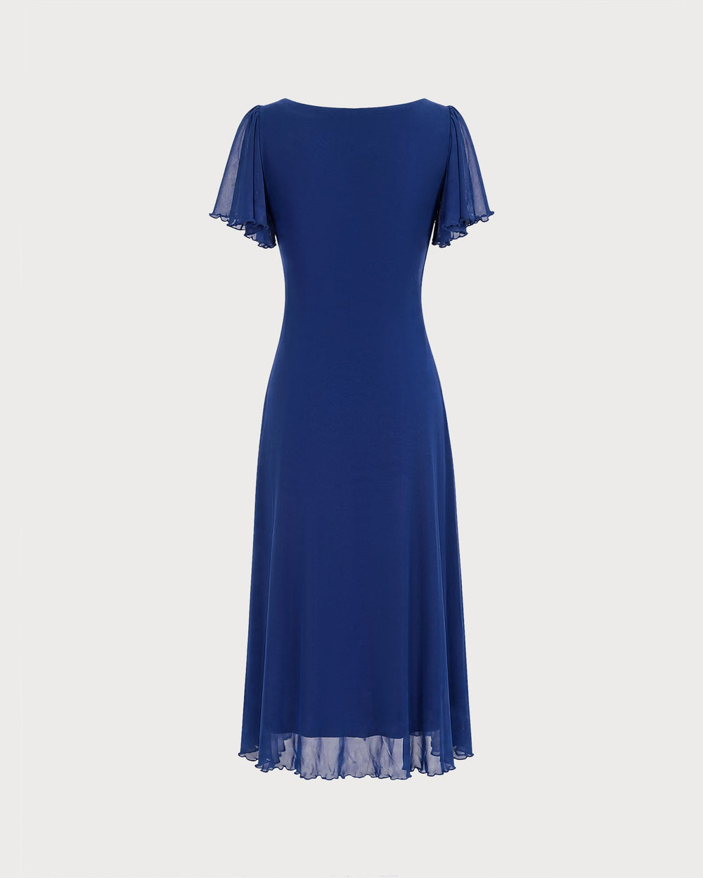 Vestido Carlota | Elegancia en Malla Tono Azul marino