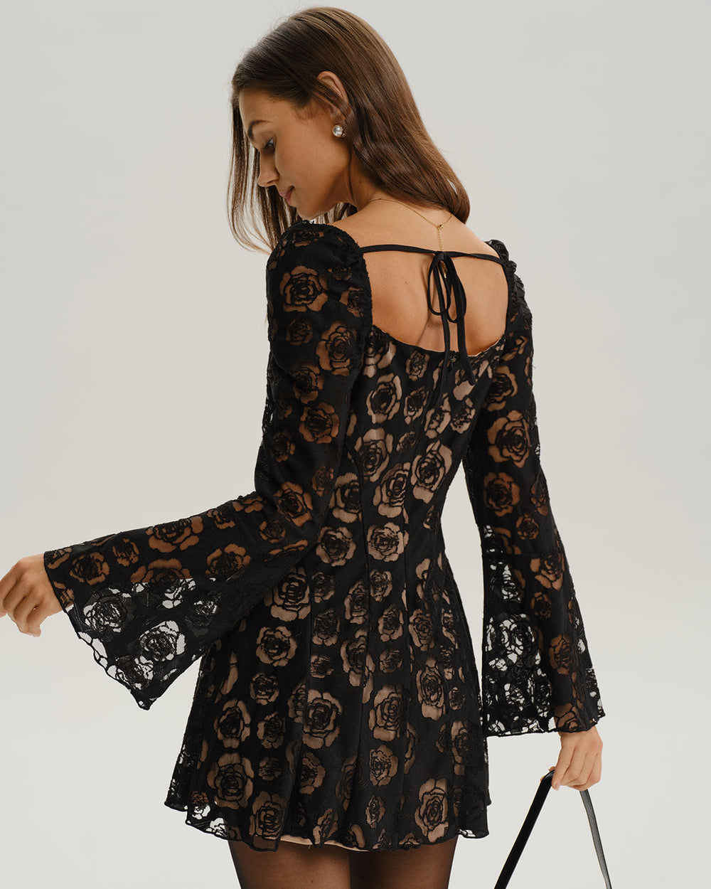 Vestido Florencia | Elegancia en Satén Tono Negro