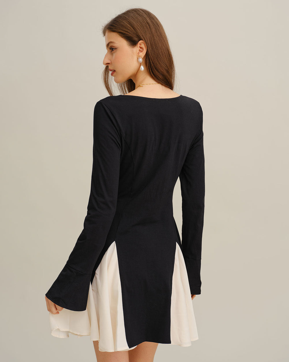 Vestido Valeria | Elegancia en Satén Tono Negro