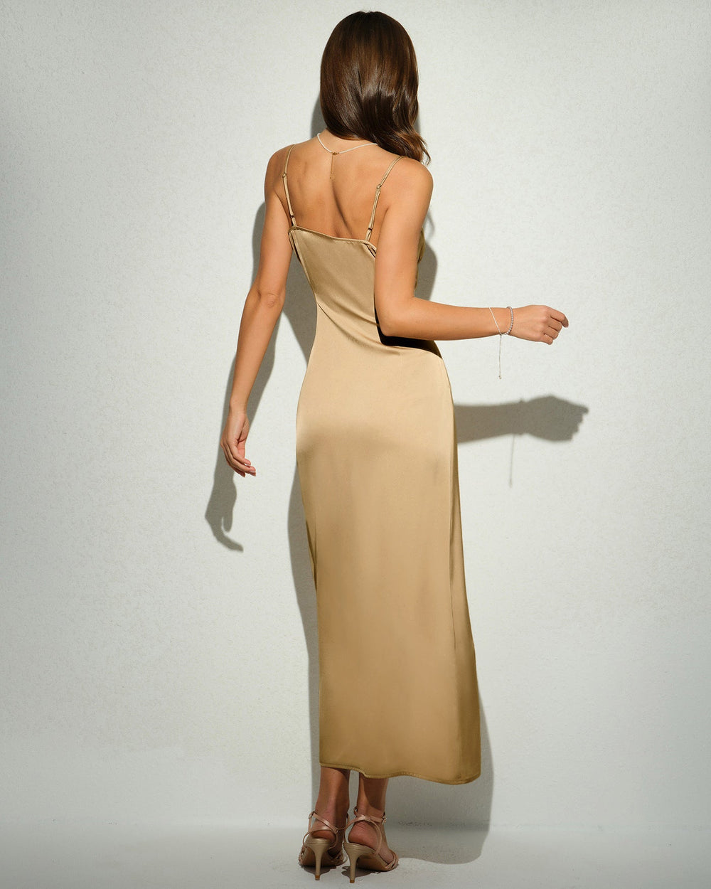 Vestido Fernanda | Silueta Línea A en Tono Amarillo