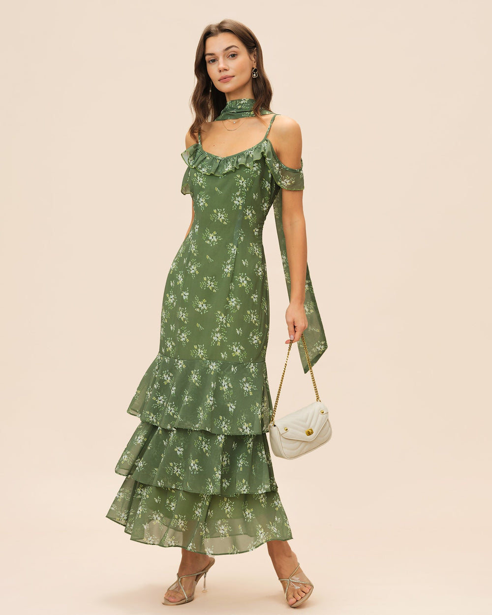 Vestido Julieta | Elegancia en Satén Tono Verde