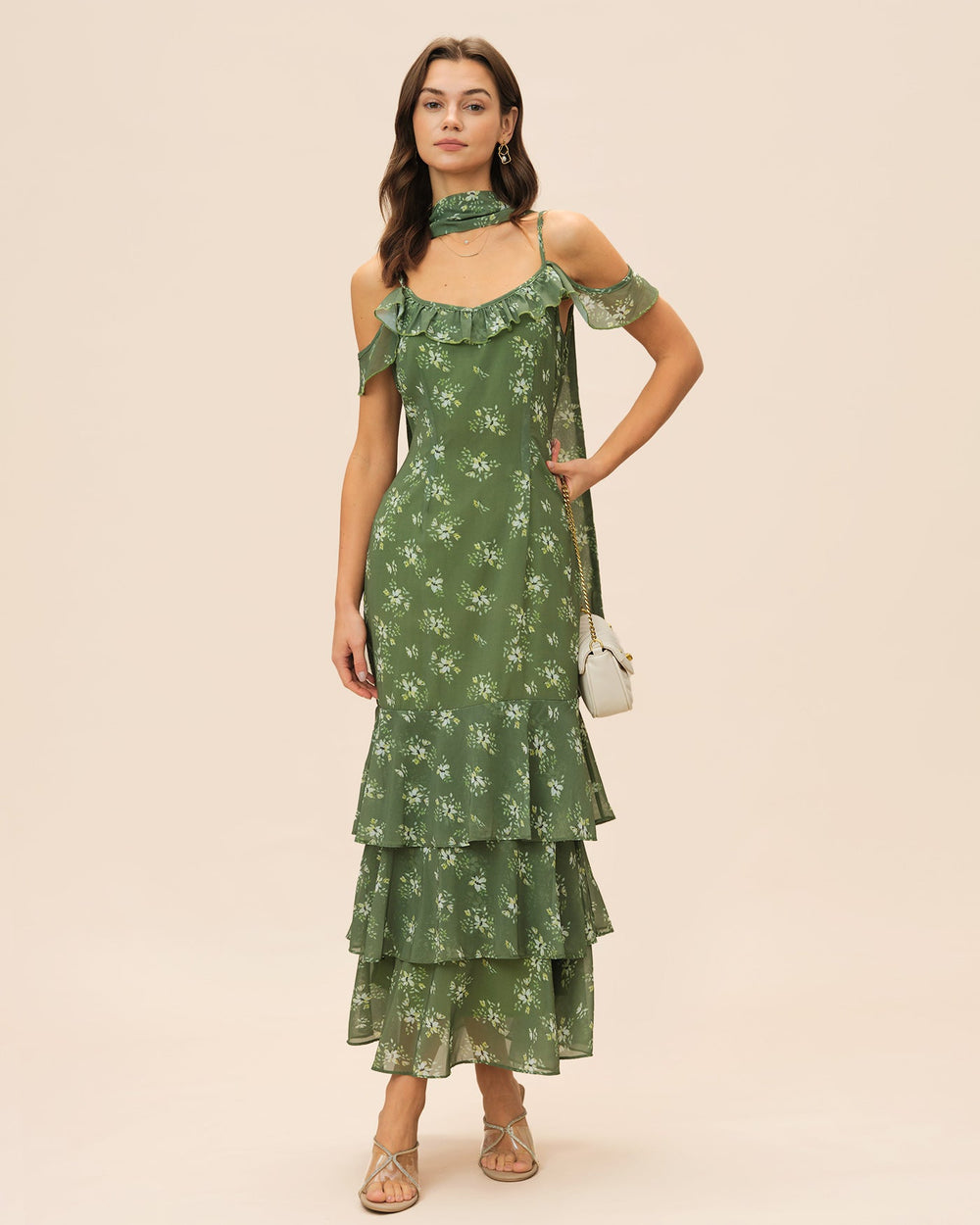 Vestido Julieta | Elegancia en Satén Tono Verde