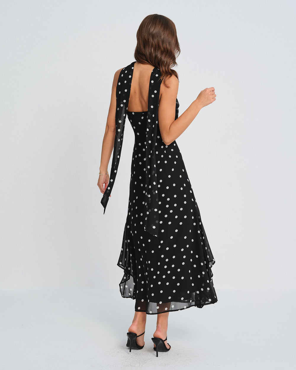 Vestido Penélope | Elegancia en Satén Tono Negro