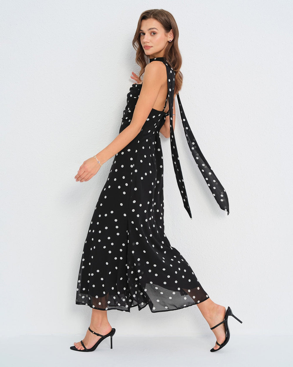 Vestido Penélope | Elegancia en Satén Tono Negro