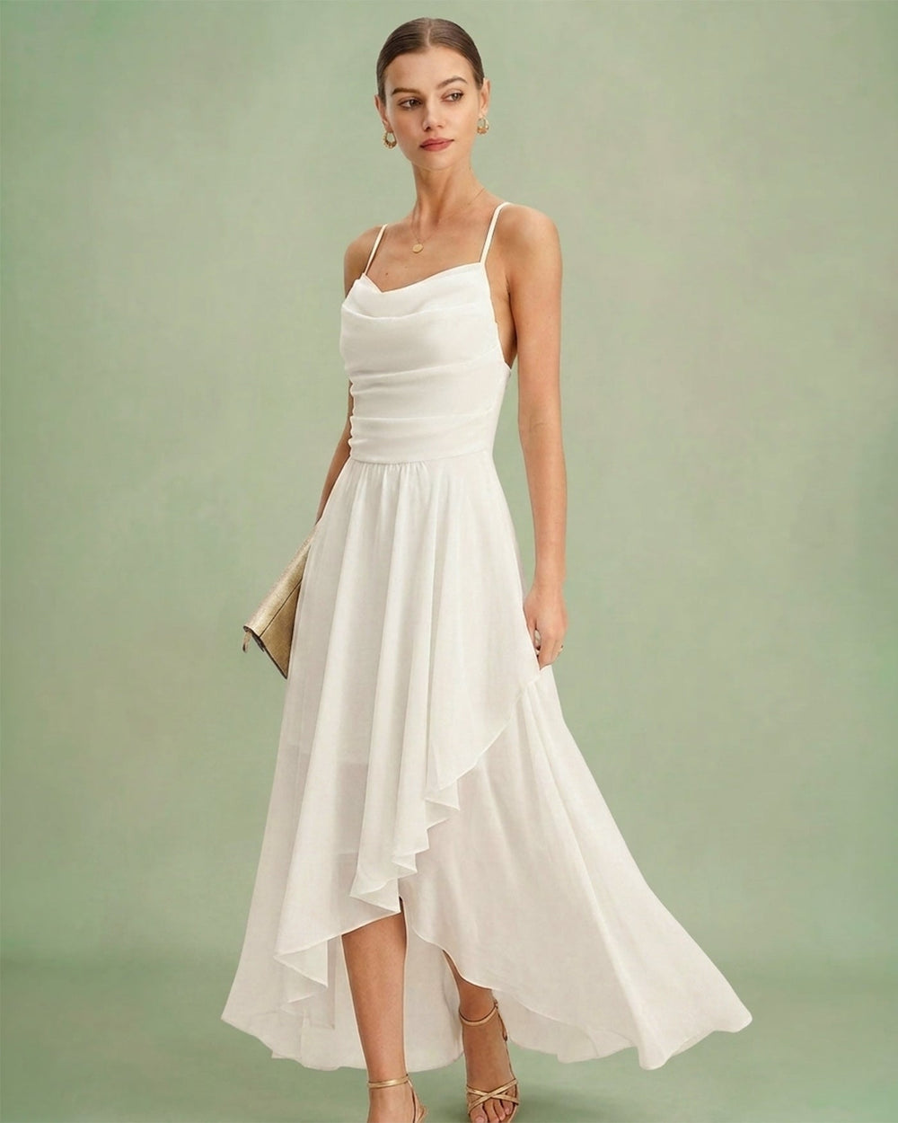 Vestido Catalina | Elegancia en Gasa Tono Negro