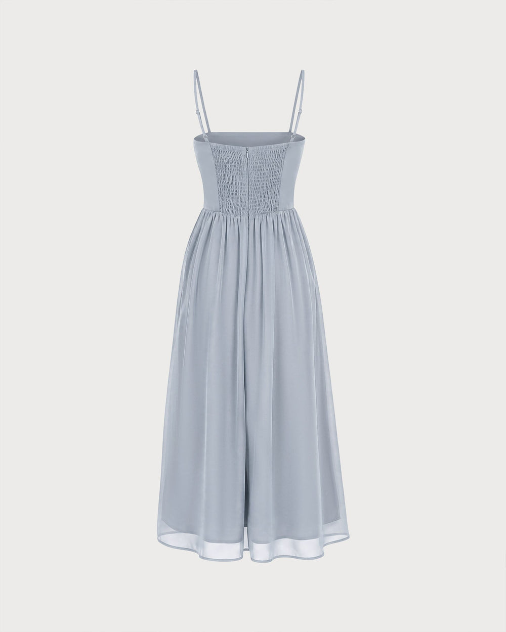 Vestido Isabella | Elegancia en Gasa Tono Azul