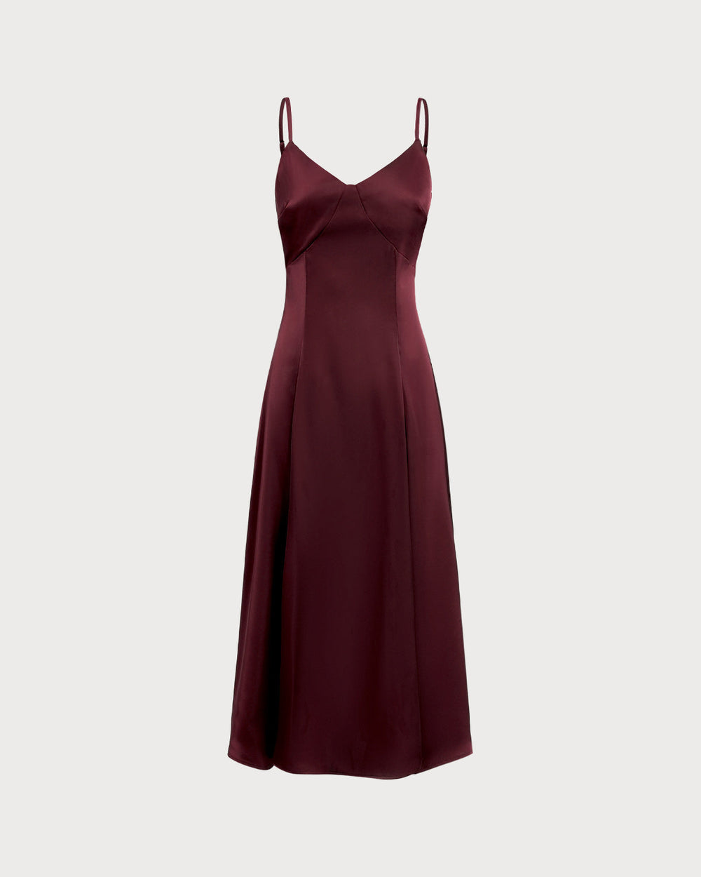 Vestido Valentina | Elegancia en Satén Tono Vino