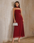 Vestido Olivia | Elegancia en Gasa Tono Rojo