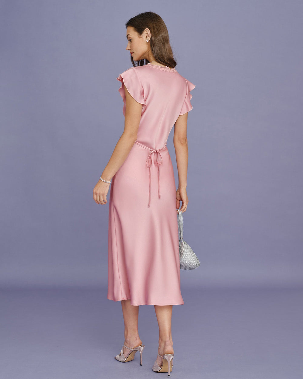 Vestido Valentina | Elegancia en Encaje Tono Rosa