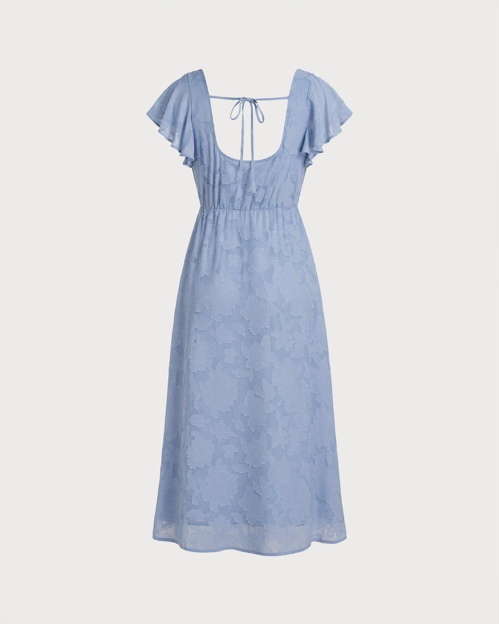 Vestido Emilia | Elegancia en Satén Tono Azul