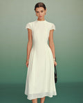 Vestido Catalina | Elegancia en Satén Tono Durazno